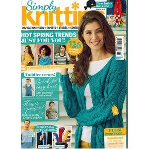 Simply Knitting Issue 185 2019 Magazine By Immediate Includes Patterns Tips & In